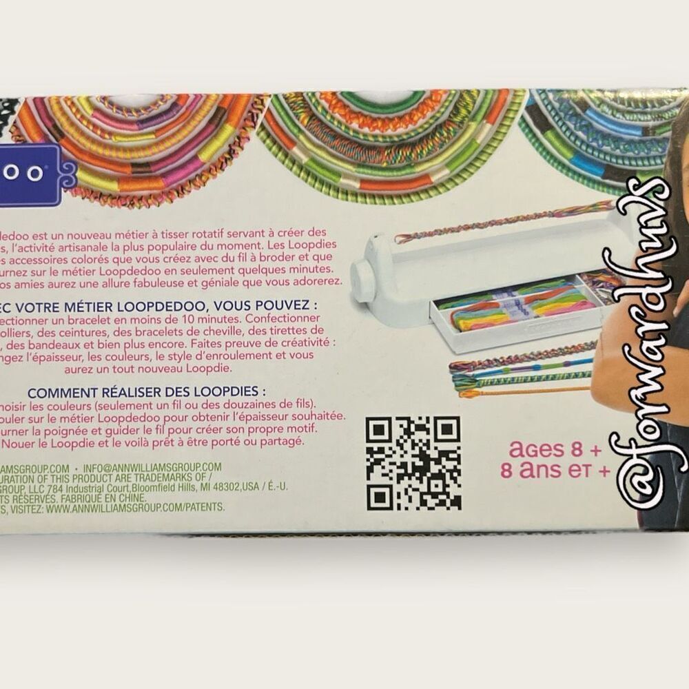 LoopDeDoo Spinning Loom with Embroidery Thread - Picture 9 of 10